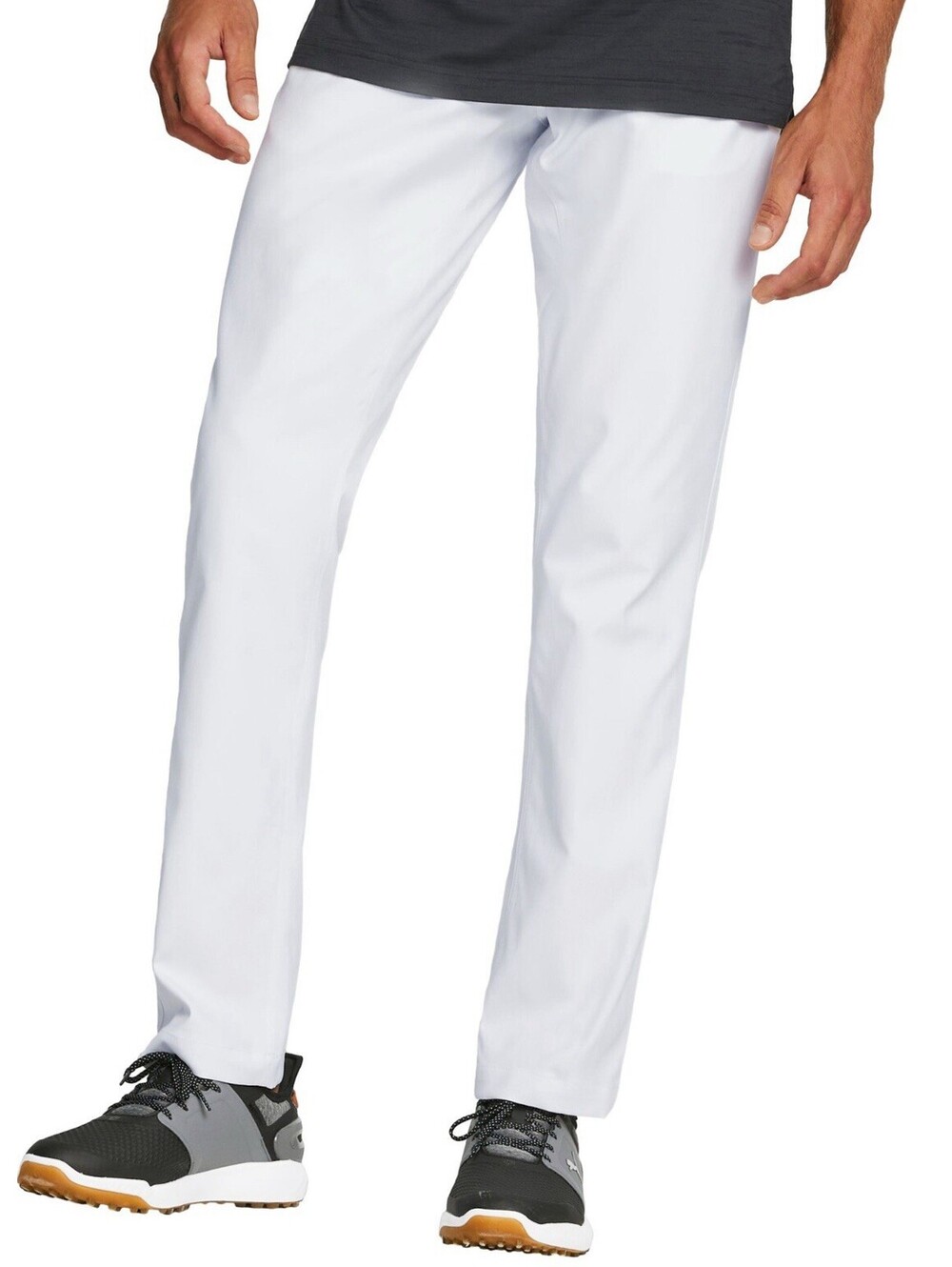Puma Performance Fit Pants White 36/34 Upf 50+ Golf Pants 599243-02